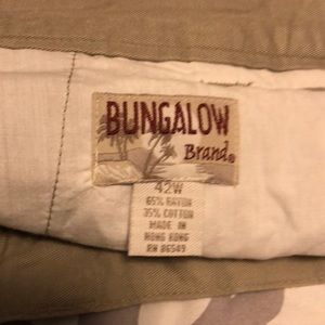 Bungalow  pleated shorts 8” inseam